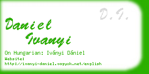 daniel ivanyi business card